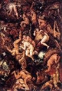 Frans Francken II The Damned Being Cast into Hell oil painting on canvas